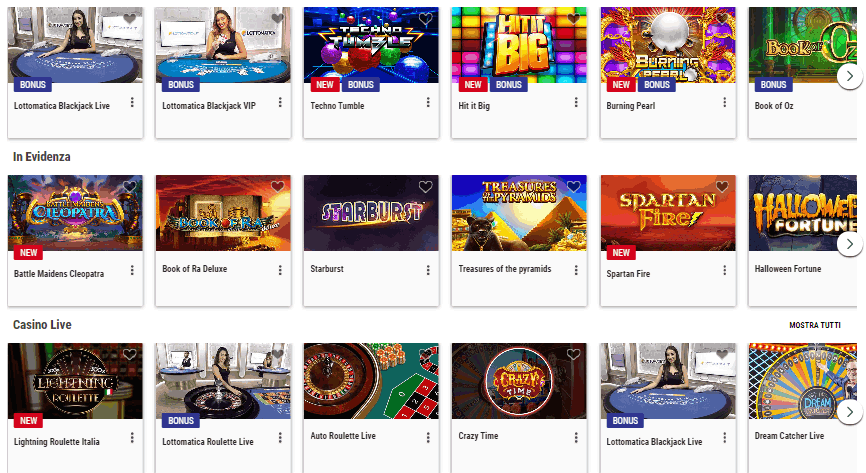 lottomatica casino giochi