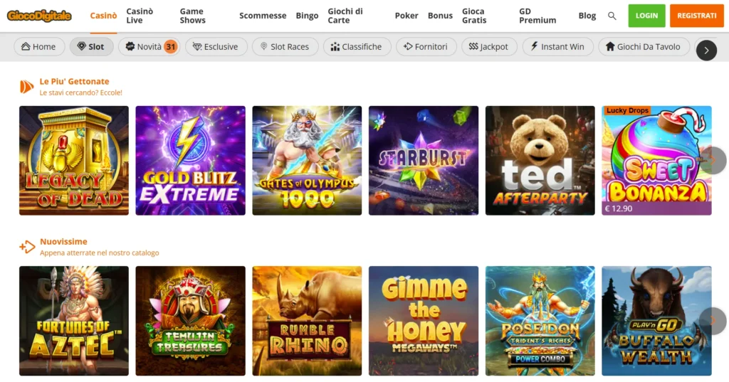 Casinò Gioco Digitale slots