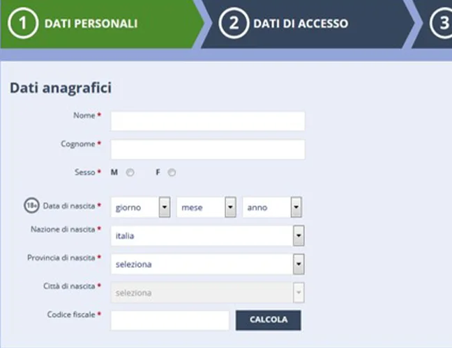 Passaggio 3: