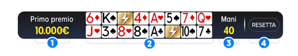 888poker Colpisci la carta