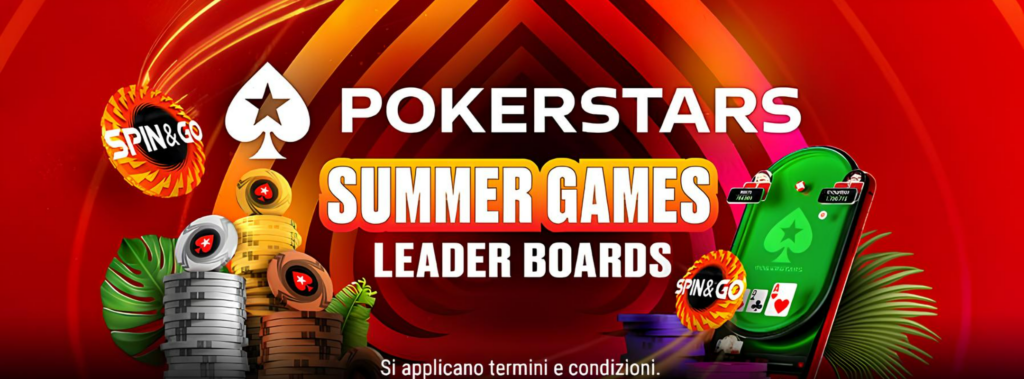 PokerStars Summer Games Leader Boards