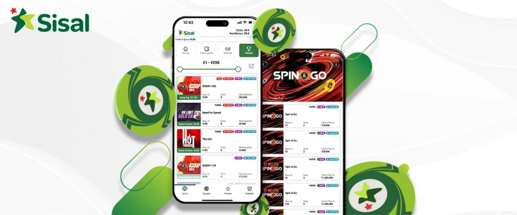 Applicazione Sisal su dispositivi mobili