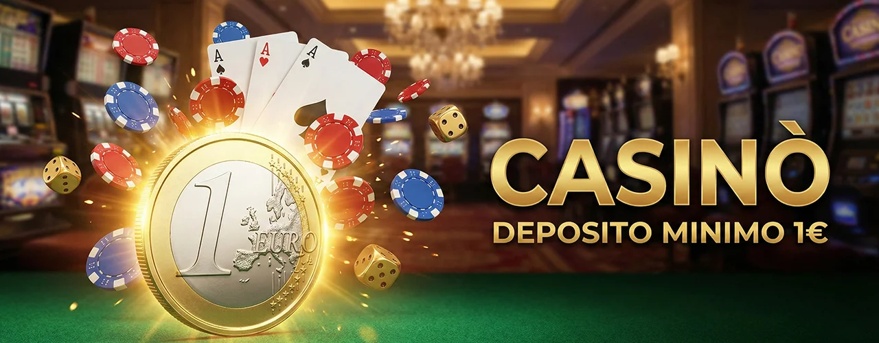 Casinò con deposito minimo 1€
