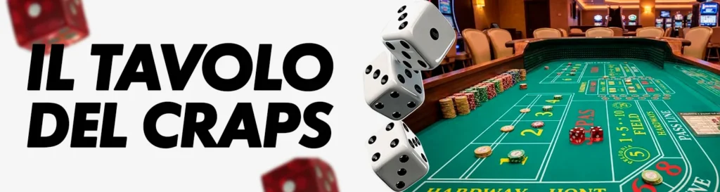 Struttura del tavolo da craps