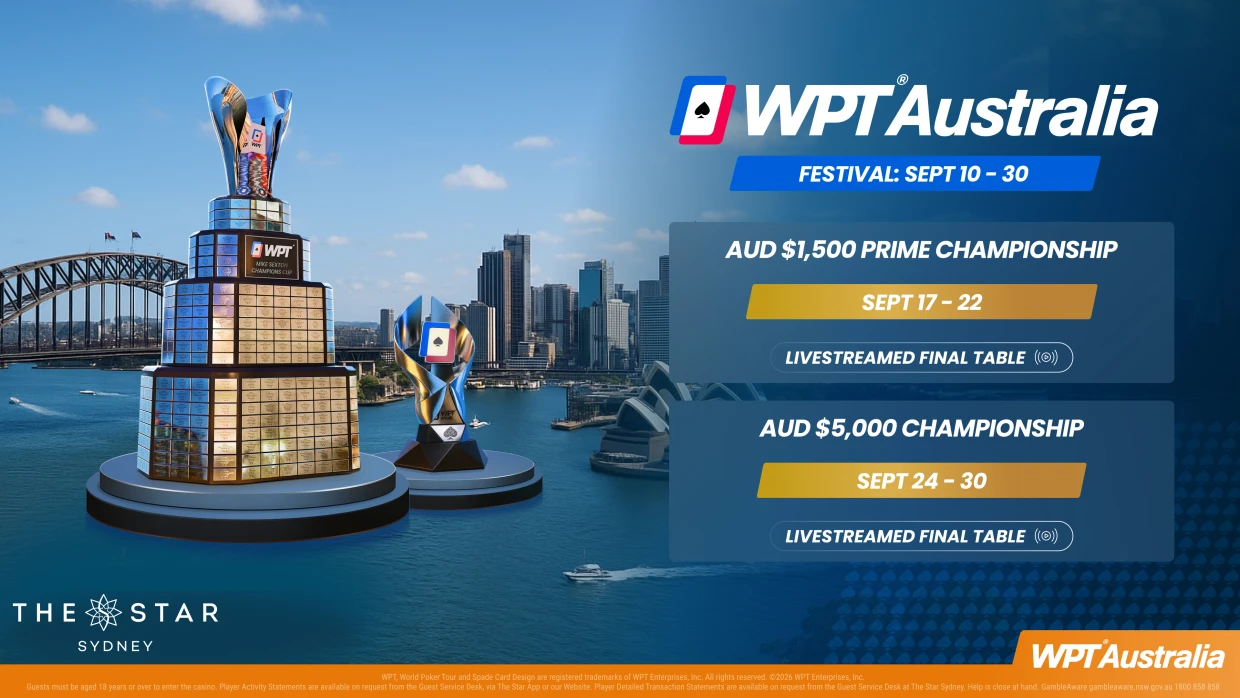 WPT torna a Sydney