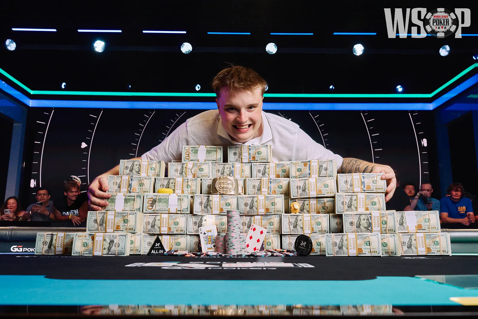 Il 22enne Lucas Jumalon vince il WSOP Main Event 2026 ($10M)