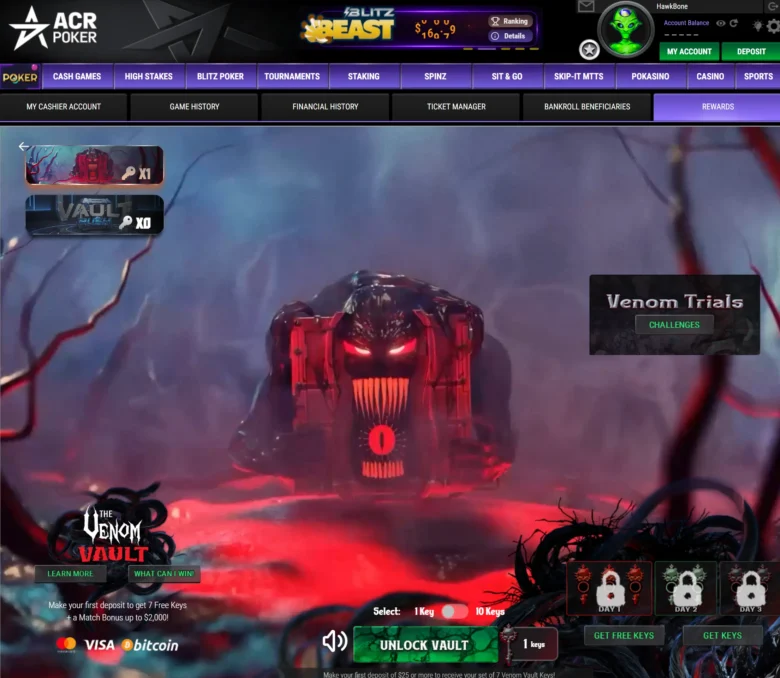 Come sbloccare il Venom Vault