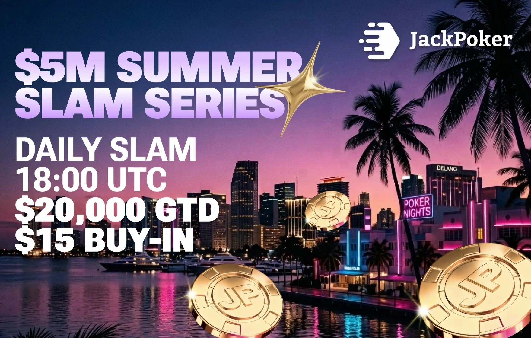 La Summer Slam Series arriva su JackPoker ad agosto