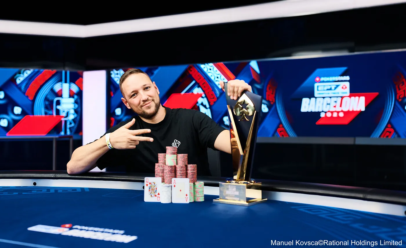 Manuel Ferrari conquista il Main Event da €5K dell’EPT Barcellona per €1.002.488*