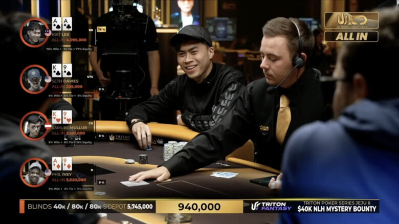 Lee elimina tre avversari in un colpo e arriva al final table con 110 BB (70% delle chips), ma perde la leadership nonostante un'altra eliminazione.