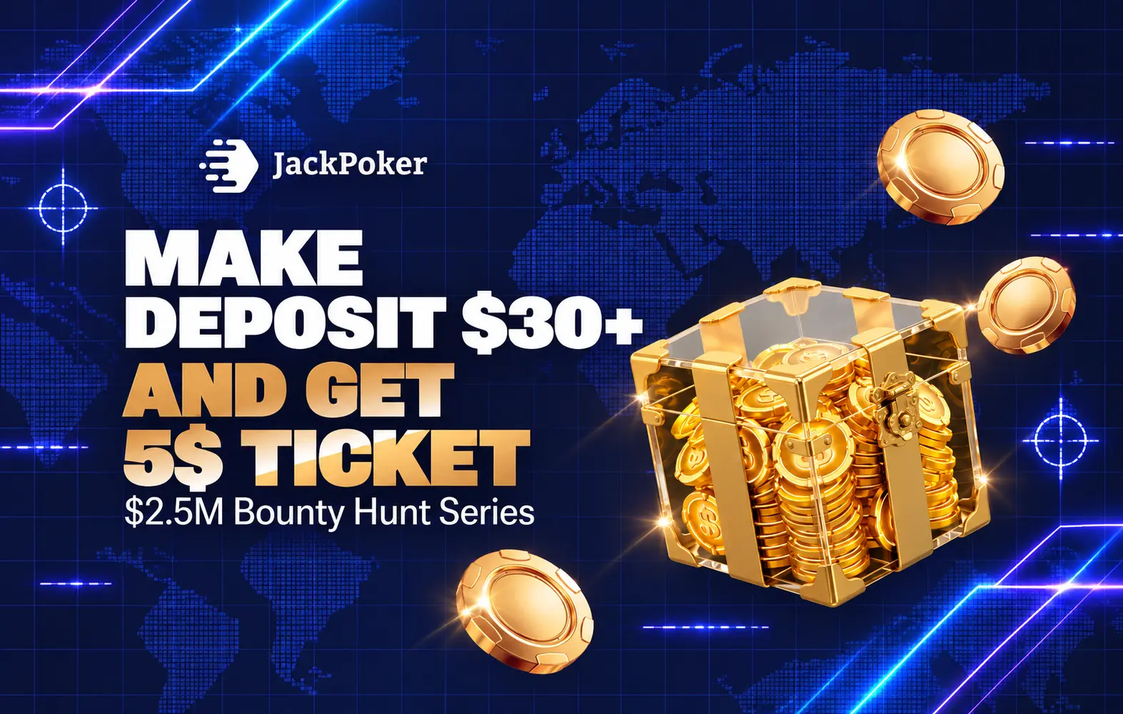 La Bounty Hunt Series di JackPoker si avvicina alle fasi finali con $2,500,000 GTD e un'ultima occasione per qualificarsi al Main Event da $80,000 GTD del 20 settembre.