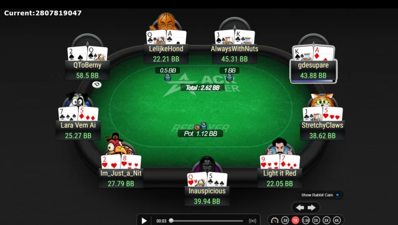 The Sunday Banana $400K GTD: 435 entries, $35K sopra la garanzia. Artur (AlwaysWinNuts) raggiunge il final table con una sola bullet e 45 BB.