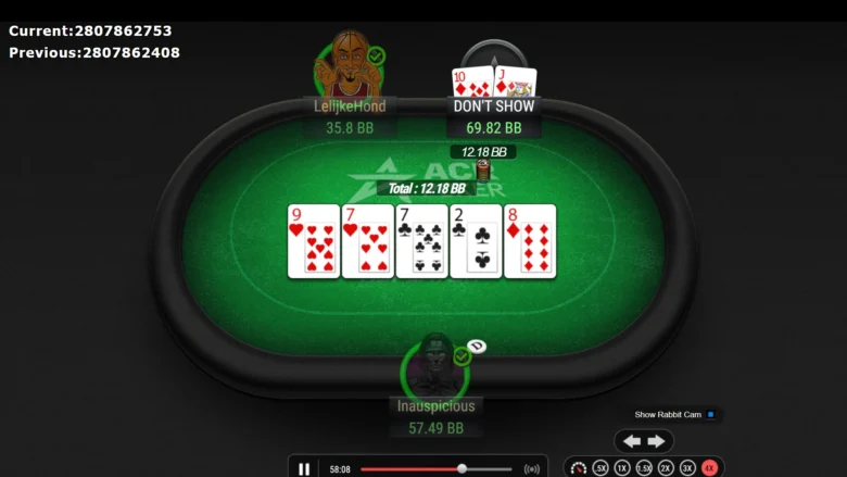 In 3-max due giocatori volevano trattare un deal, ma Martirosian ha rifiutato anche dopo che Inauspicious ha raggiunto il suo stack.