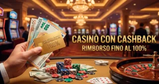 Casinò con cashback rimborso fino al 100%