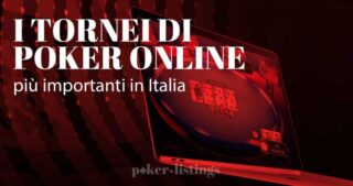 Online Poker Tournaments in Italy 2024