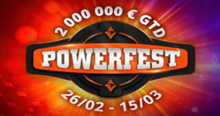 Ottieni tanti Bonus durante il partypoker POWERFEST da €2.000.000!