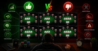 Pro e contro del multi-tabling nel poker