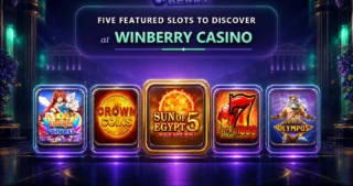 Cinque slot in evidenza da scoprire su Winberry Casino