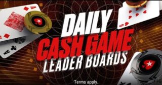 PokerStars Daily Cash Games Leaderboard 2023